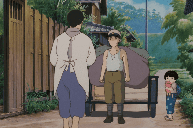 Seita and Setsuko moving out of their Aunt's place